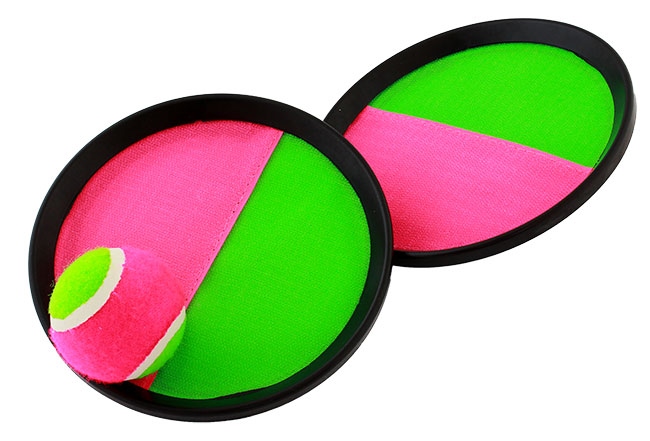 Gra Paletki Na Rzep Z Piłką Rzucaj Złap Rakietki Catch Ball Rzepy Piłka