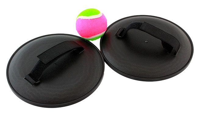 Gra Paletki Na Rzep Z Piłką Rzucaj Złap Rakietki Catch Ball Rzepy Piłka