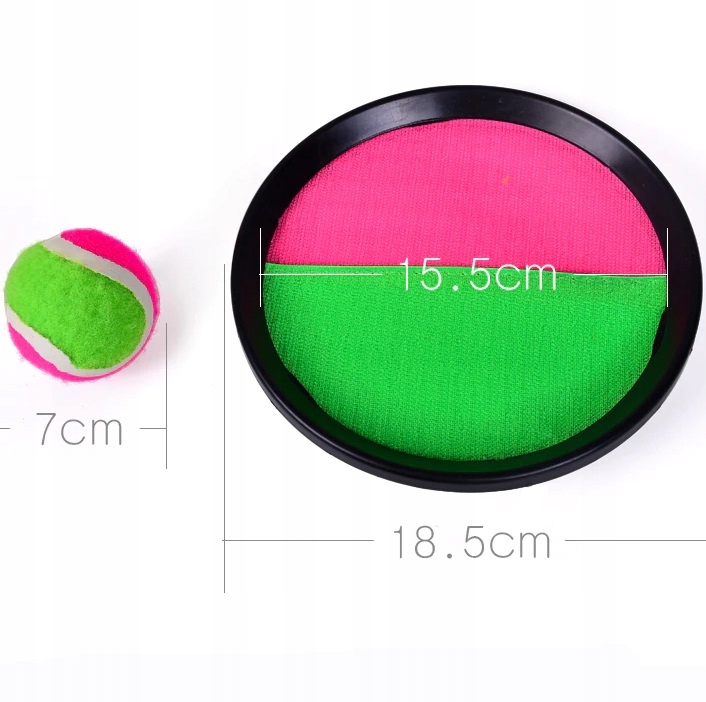 Gra Paletki Na Rzep Z Piłką Rzucaj Złap Rakietki Catch Ball Rzepy Piłka