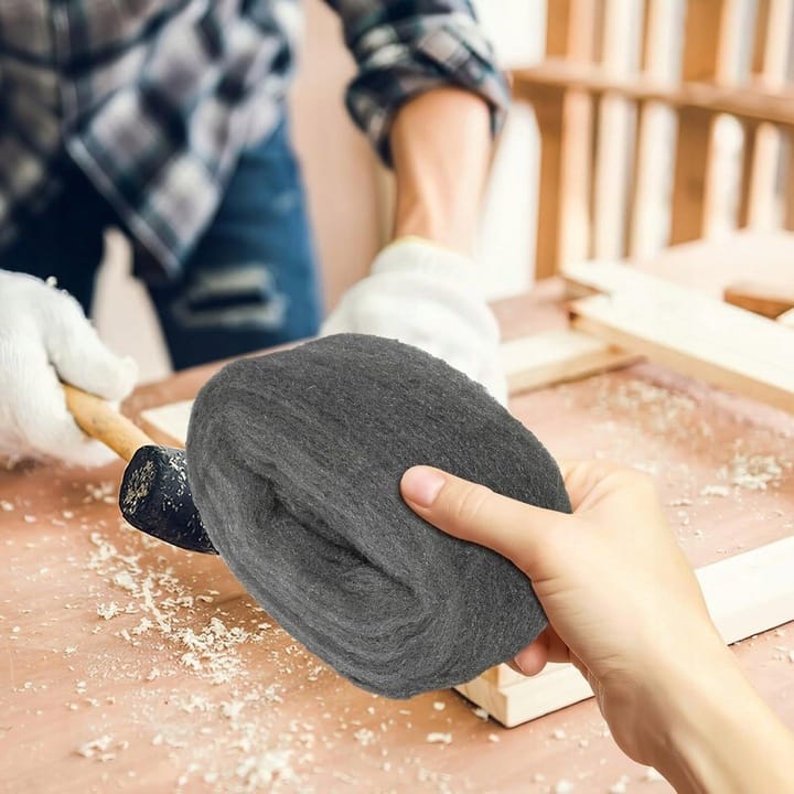 Zestaw Do Polerowania Szlifowania Usuwania Rdzy Wełna Stalowa Staliwo 3x150