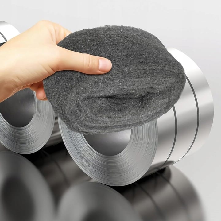 Zestaw Do Polerowania Szlifowania Usuwania Rdzy Wełna Stalowa Staliwo 3x150