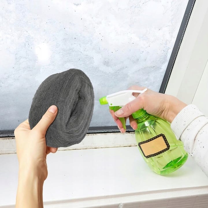 Zestaw Do Polerowania Szlifowania Usuwania Rdzy Wełna Stalowa Staliwo 3x150