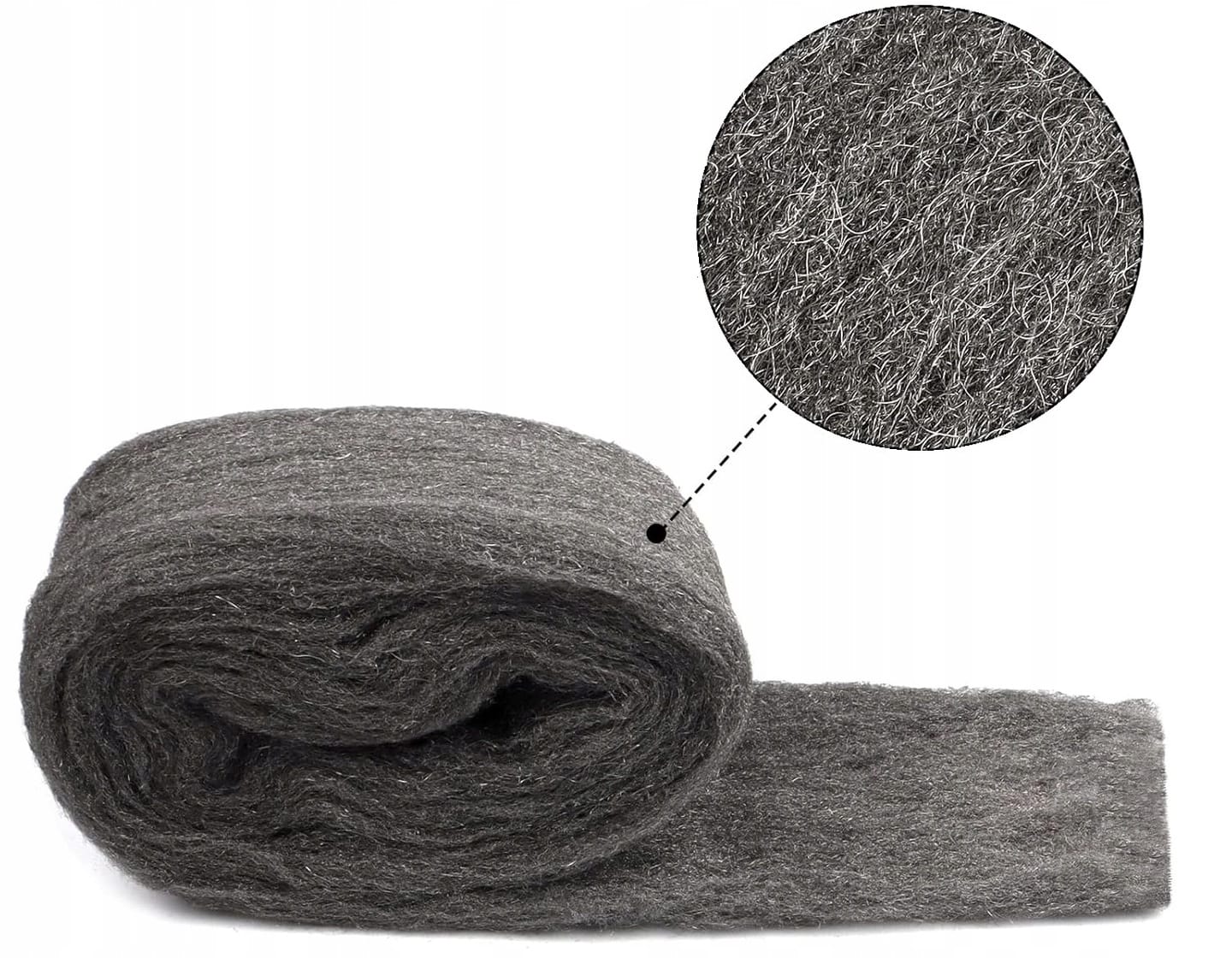 Zestaw Do Polerowania Szlifowania Usuwania Rdzy Wełna Stalowa Staliwo 3x150