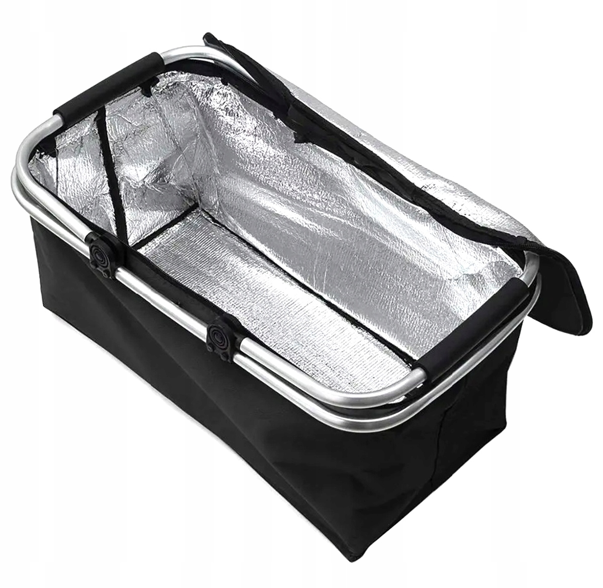 Kosz Piknikowy Składany Termiczny Turystyczny Izolacyjny Koszyk Na Zakupy