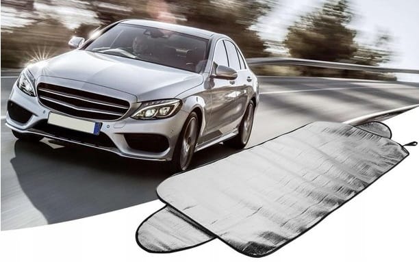 Osłona Antyszronowa Mata Na Szybę Auta Przeciwszronowa Mróz Śnieg 140x70