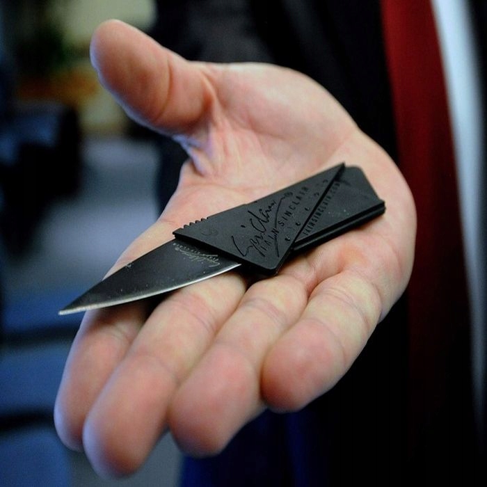 Nóż Rozkładany Składany Nożyk Karta Kredytowa