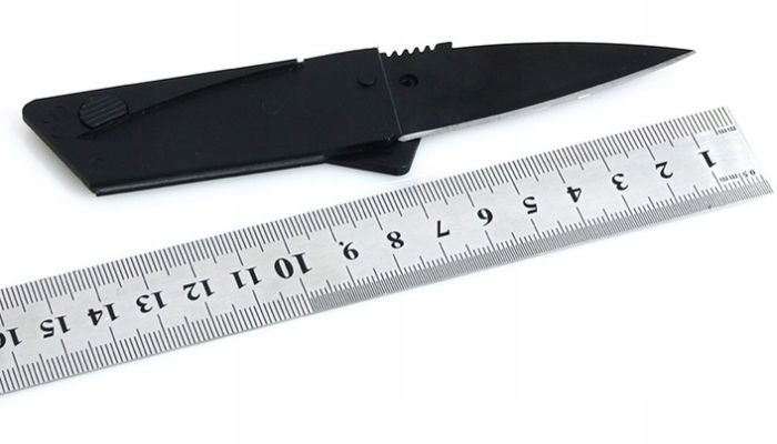 Nóż Rozkładany Składany Nożyk Karta Kredytowa