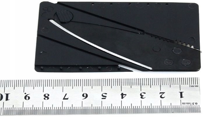 Nóż Rozkładany Składany Nożyk Karta Kredytowa