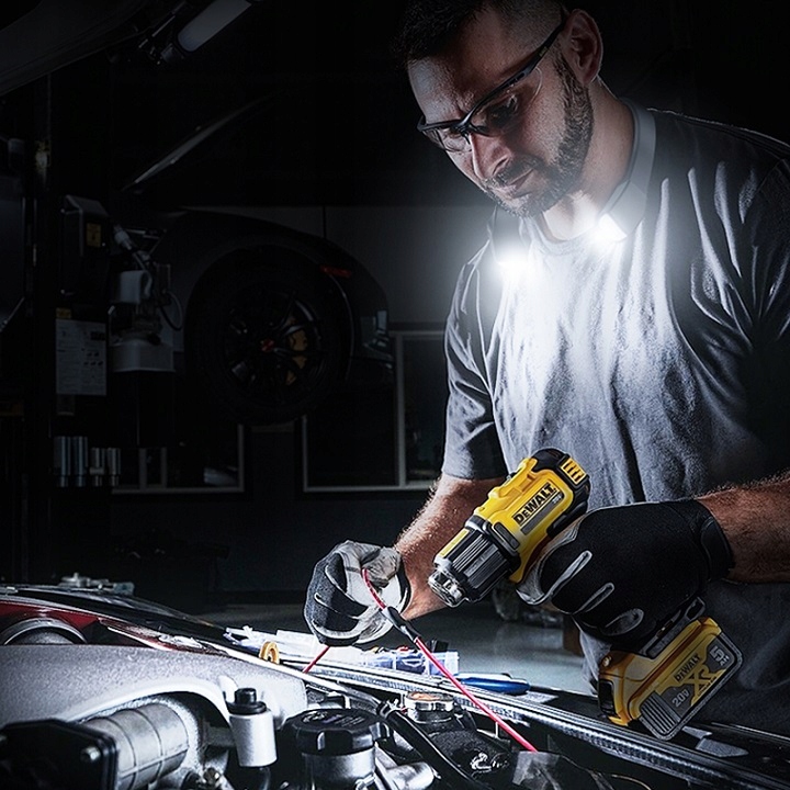 Latarka Czołówka Lampka Led Cob Do Biegania Na Rower Mocna Akumulator Usb