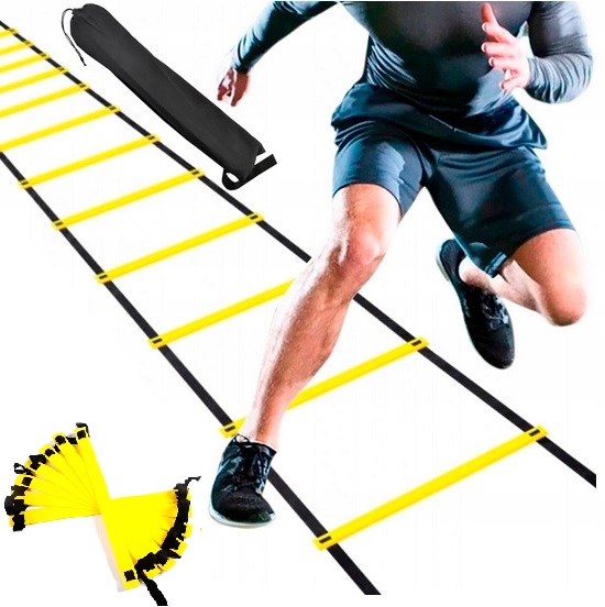 Treningowa Drabinka Do Ćwiczeń Koordynacyjna Szczebelki Do Treningu 6metrów