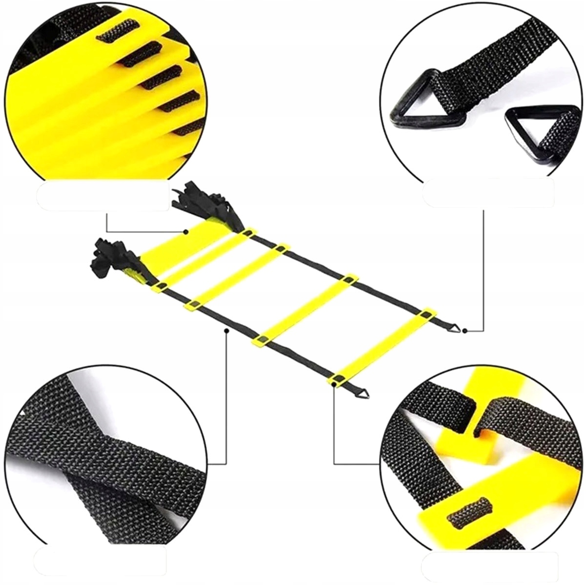 Treningowa Drabinka Do Ćwiczeń Koordynacyjna Szczebelki Do Treningu 6metrów