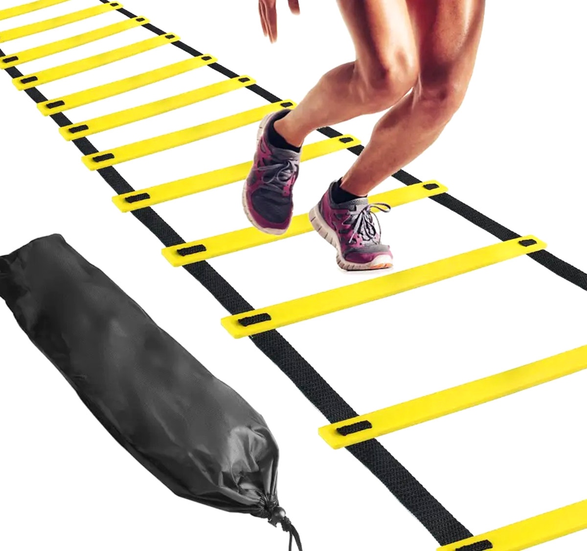 Treningowa Drabinka Do Ćwiczeń Koordynacyjna Szczebelki Do Treningu 6metrów