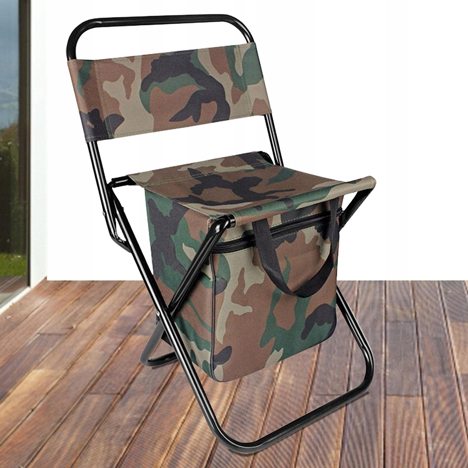 Krzesło Stołek Wędkarskie Torba Na Ryby Składane Z Oparciem Turystyczne