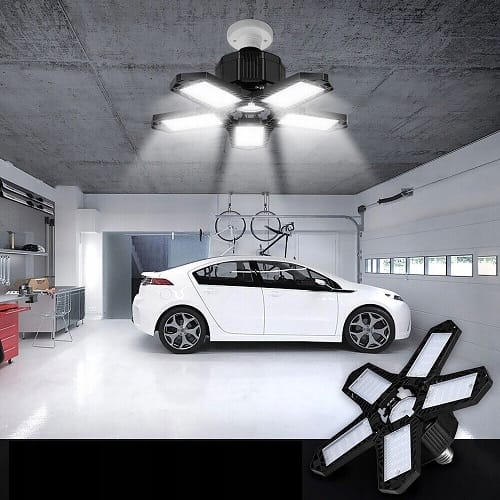 Mocna Lampa Warsztatowa Do Garażu 80w Sufitowa Robocza Żarówka Led E27 6w1