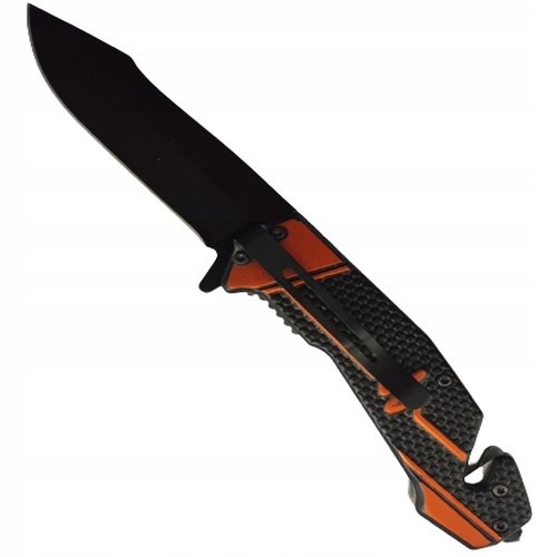 Nóż Ratowniczy Scyzoryk Sprężynowy Zbijak Sos 3w1