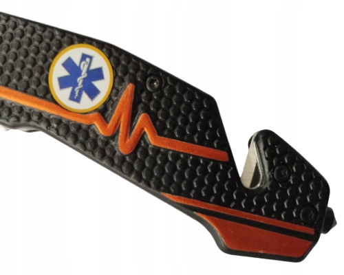 Nóż Ratowniczy Scyzoryk Sprężynowy Zbijak Sos 3w1