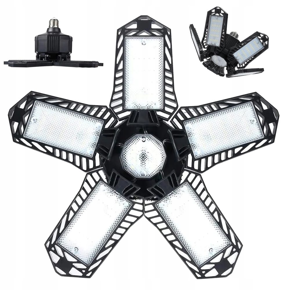 Mocna Lampa Warsztatowa Do Garażu 80w Sufitowa Robocza Żarówka Led E27 6w1