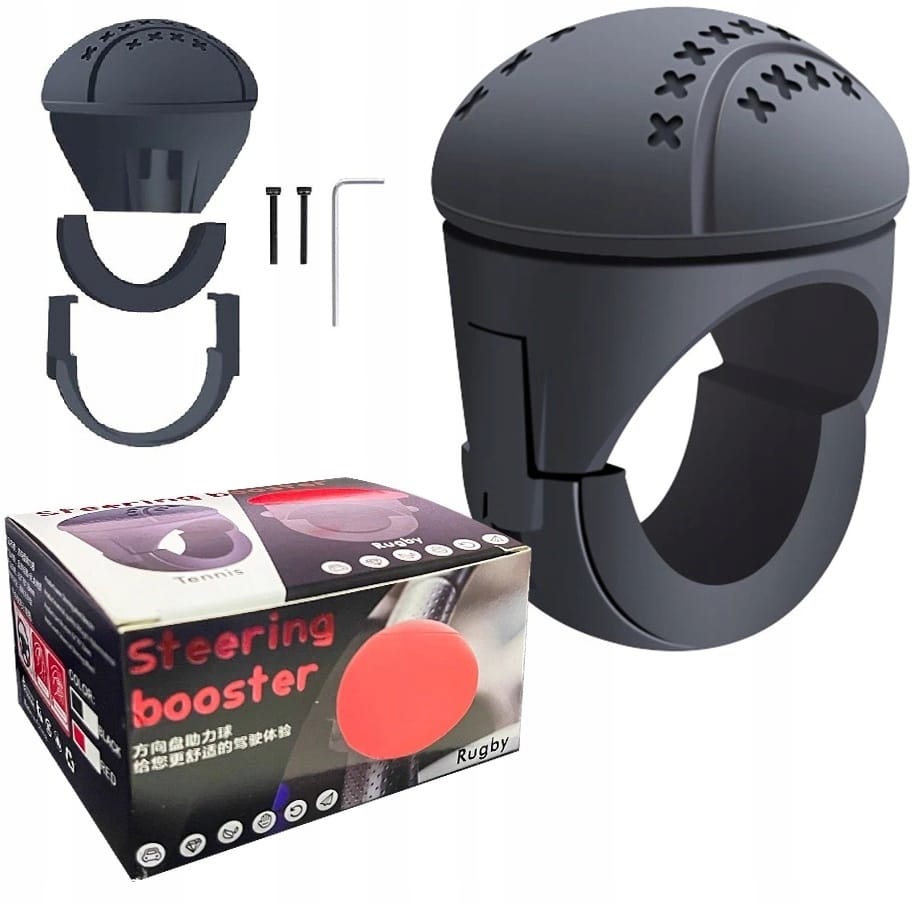 Uchwyt Na Gałkę Kierownicy Pokrętło Wspomagania Kierownicy Obrót O 360°