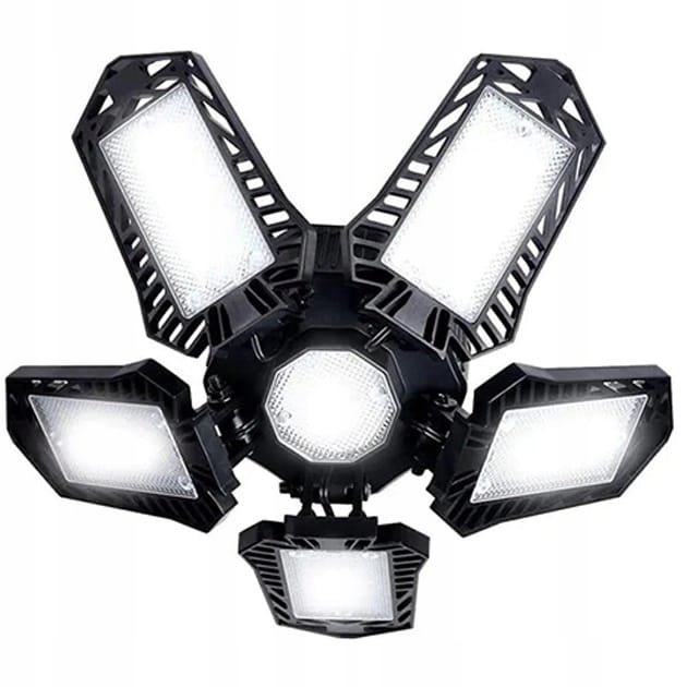 Mocna Lampa Warsztatowa Do Garażu 80w Sufitowa Robocza Żarówka Led E27 6w1