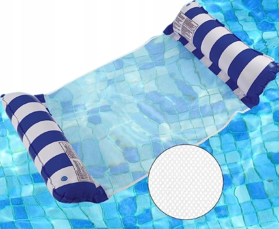 Hamak Wodny Materac Do Pływania Dmuchany Do Basenu Fotel Leżak Plażowy
