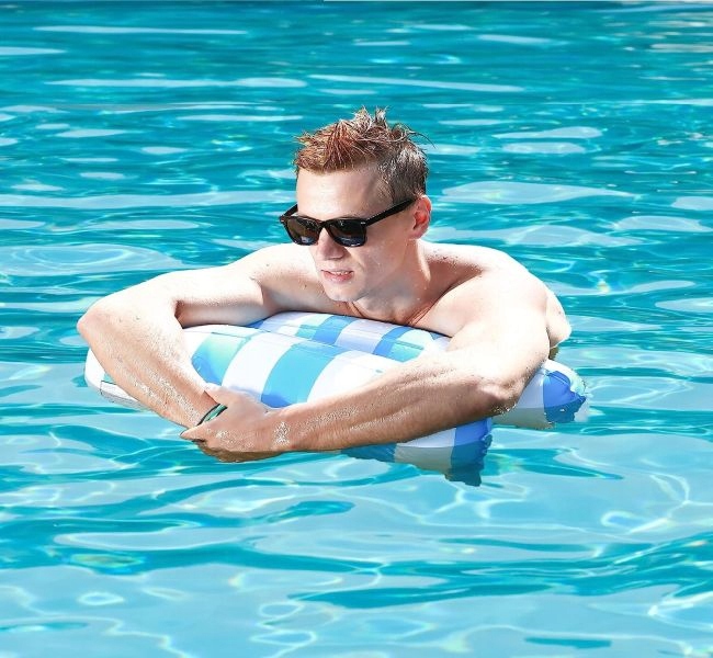 Hamak Wodny Materac Do Pływania Dmuchany Do Basenu Fotel Leżak Plażowy