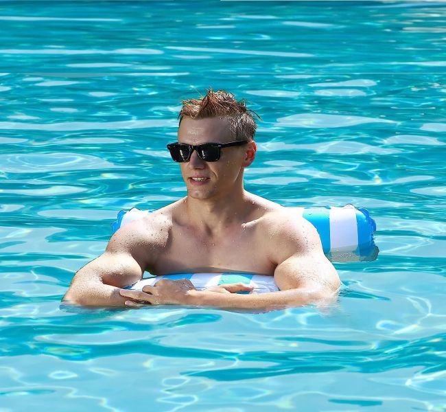 Hamak Wodny Materac Do Pływania Dmuchany Do Basenu Fotel Leżak Plażowy