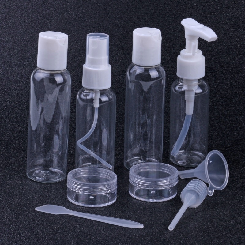 Pojemniki Podróżne Butelki Kosmetyki Wakacje Do Samolotu Bagażu Kosmetyczka