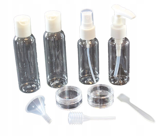 Pojemniki Podróżne Butelki Kosmetyki Wakacje Do Samolotu Bagażu Kosmetyczka