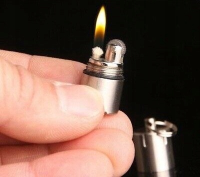 Taktyczna Kieszonkowa Mini Zapalniczka Brelok Sos Survival Krzesiwo Ogień