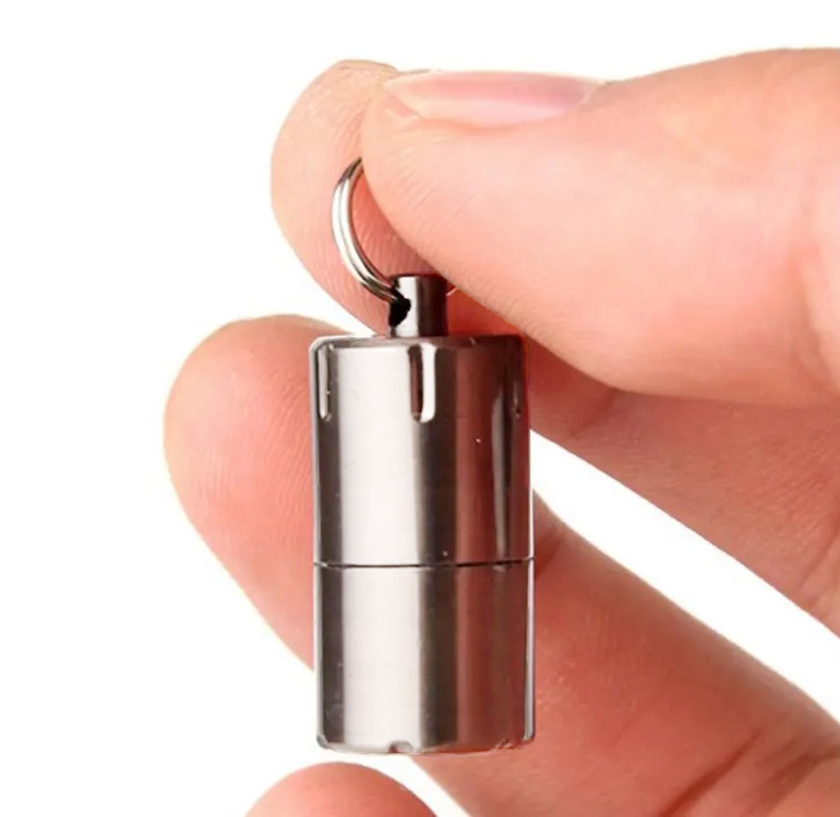 Taktyczna Kieszonkowa Mini Zapalniczka Brelok Sos Survival Krzesiwo Ogień