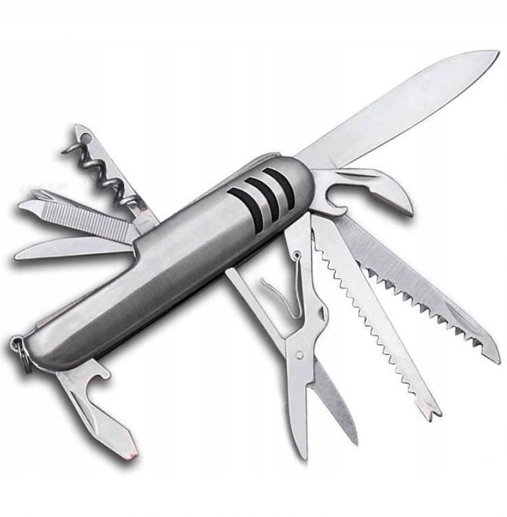 Niezbędnik Turystyczny Scyzoryk Nóż Survival 10w1