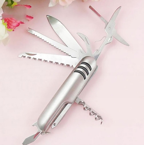 Niezbędnik Turystyczny Scyzoryk Nóż Survival 10w1