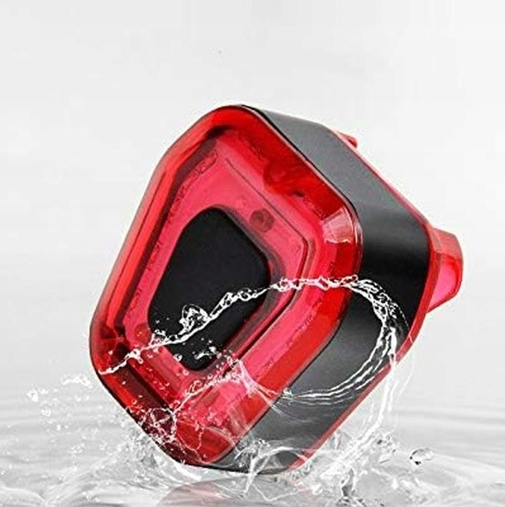 Lampka Rowerowa Wodoodporna Akumulator Tył Led