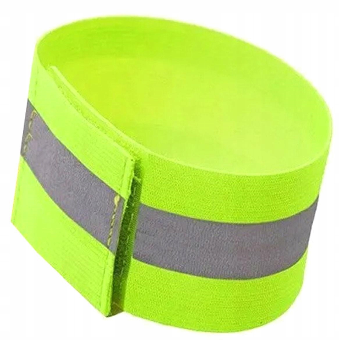 2x Regulowana Opaska Odblaskowa Na Rękę Ramię Nogę Do Biegania Odblask 2szt