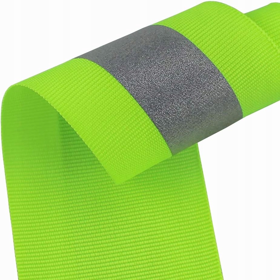 2x Regulowana Opaska Odblaskowa Na Rękę Ramię Nogę Do Biegania Odblask 2szt