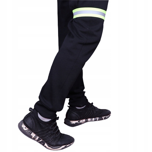 2x Regulowana Opaska Odblaskowa Na Rękę Ramię Nogę Do Biegania Odblask 2szt