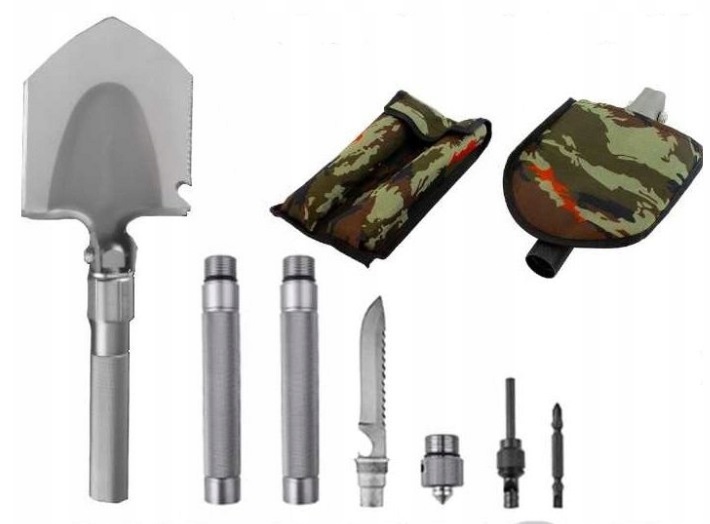 Saperka Składana Łopata Taktyczna Wojskowa Niezbędnik 16w1 Survival