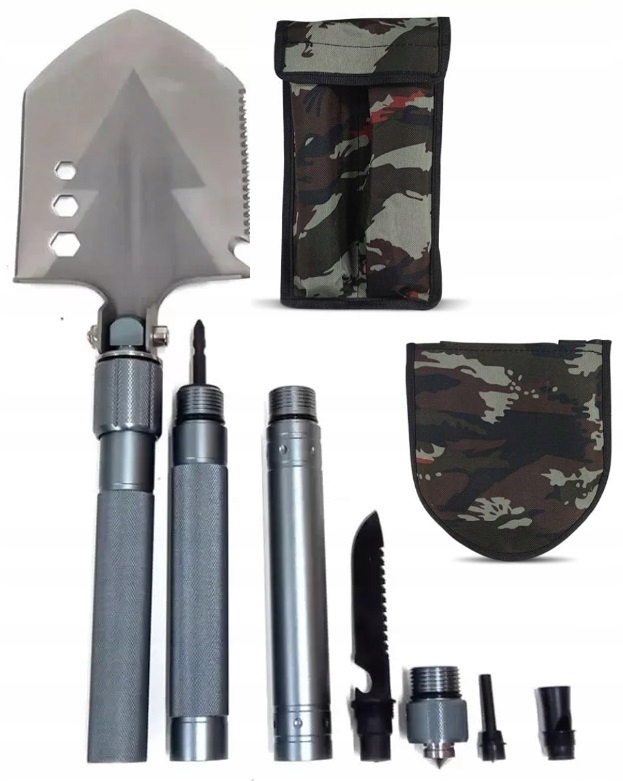 Saperka Składana Łopata Taktyczna Wojskowa Niezbędnik 16w1 Survival