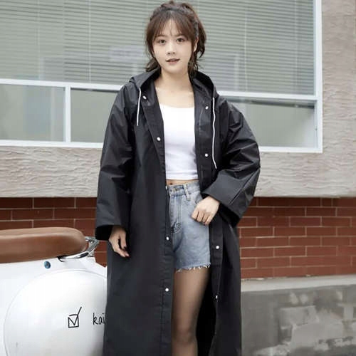 Płaszcz Przeciwdeszczowy Uniwersalny Męski Damski Ponczo Poncho Z Kapturem