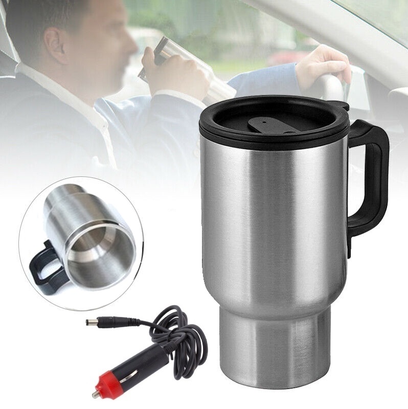 Kubek Termiczny Stalowy 12v Do Auta 400ml Xline Pod Zapalniczkę