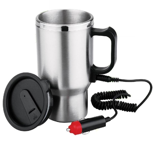 Kubek Termiczny Stalowy 12v Do Auta 400ml Xline Pod Zapalniczkę