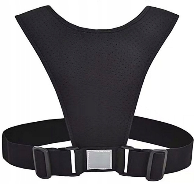 Szelki Odblaskowe Kamizelka Odblaskowa Ostrzegawcza Regulowana Do Biegania