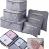 Organizer Podróżny Do Walizki Torby Etui Zestaw Torba X 6 Na Ubrania Buty