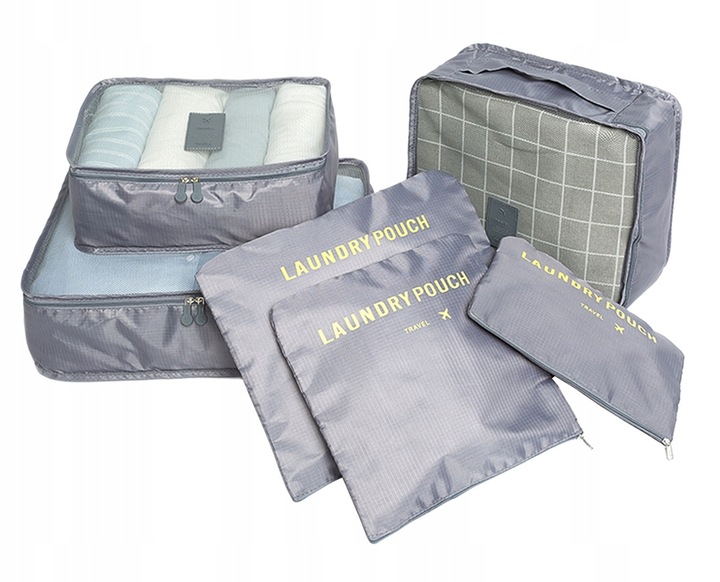 Organizer Podróżny Do Walizki Torby Etui Zestaw Torba X 6 Na Ubrania Buty