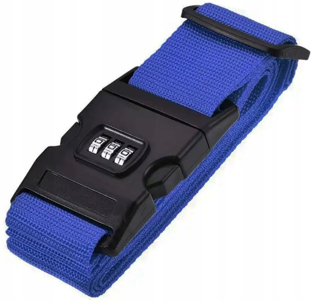 Pas Zabezpieczający Do Walizki Torby Bagażu Spinającyna Kod Niebieski