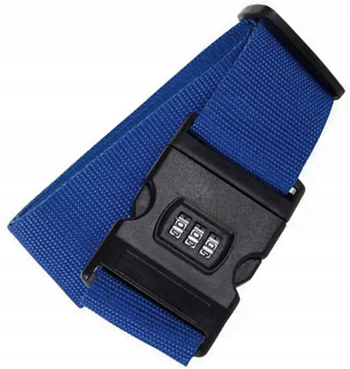 Pas Zabezpieczający Do Walizki Torby Bagażu Spinającyna Kod Niebieski