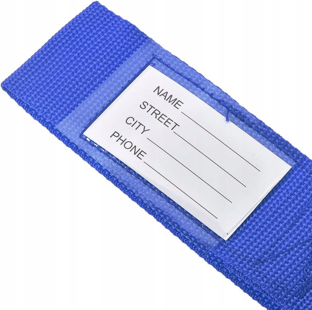 Pas Zabezpieczający Do Walizki Torby Bagażu Spinającyna Kod Niebieski