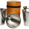 image-4847.jpeg Kieliszki Turystyczne Stalowe Metalowe Nierdzewne Etui 70ml Komplet 4 szt