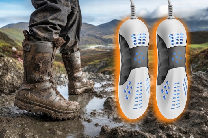 Suszarka Do Butów Osuszacz Do Butów Rękawic Skarpet Dioda Uv Dezynfekcja