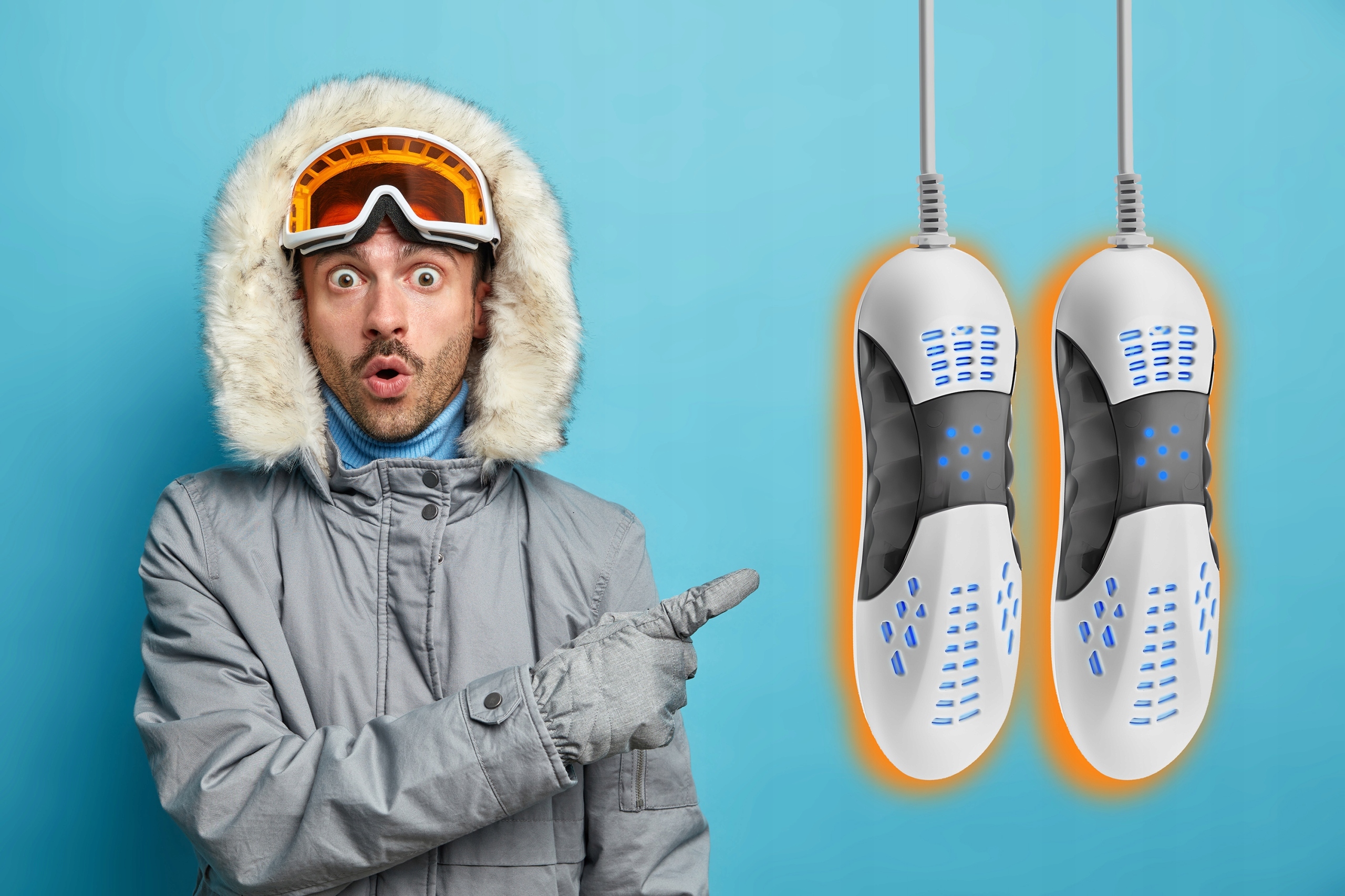 Suszarka Do Butów Osuszacz Do Butów Rękawic Skarpet Dioda Uv Dezynfekcja